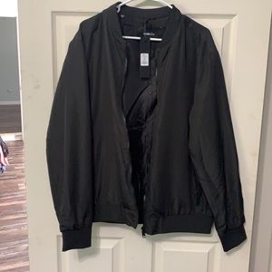 Eddie Bomber jacket from Fashion nova black